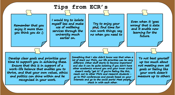 Tips from ECRs